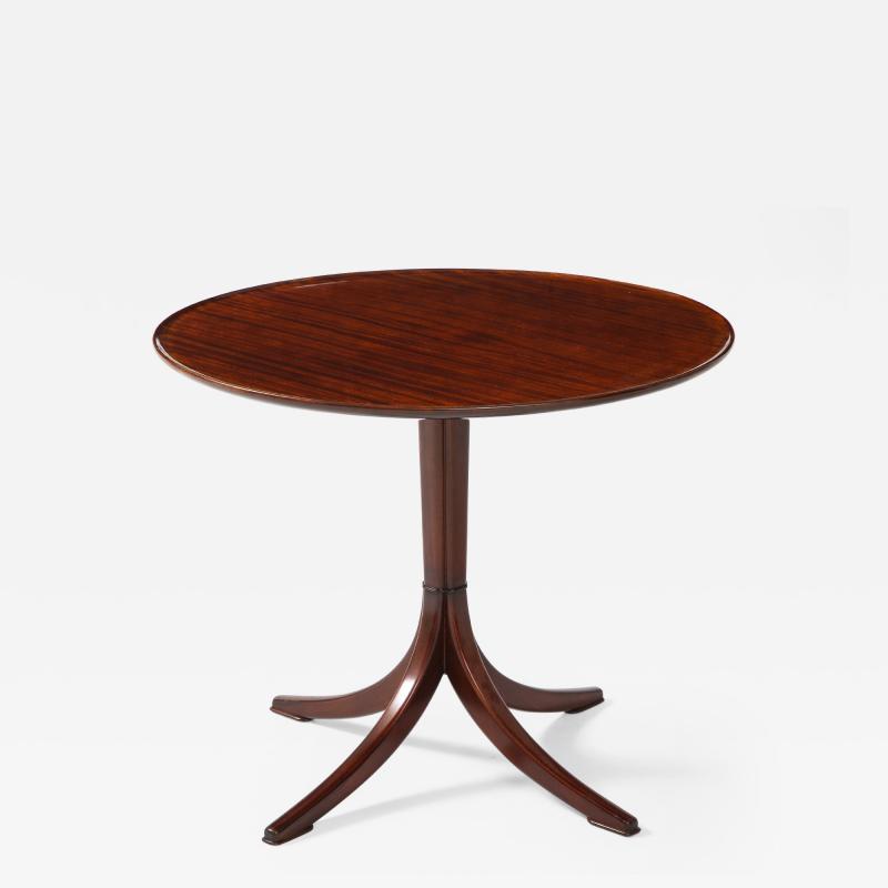 Frits Henningsen Scandinavian Modern Frits Henningsen Mahogany Side Table circa 1940s