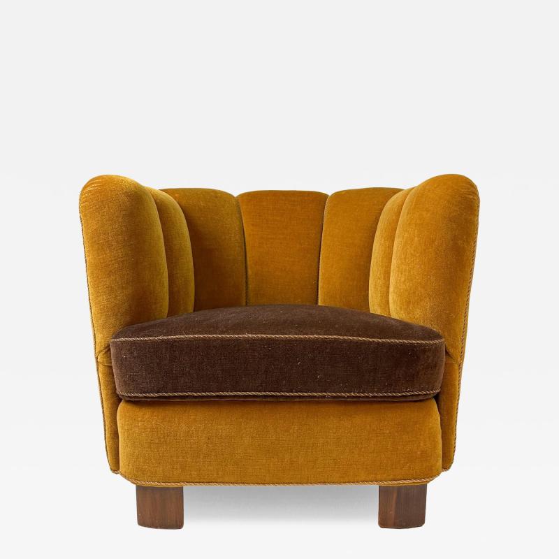 Fritz Hansen 1940s Danish Cabinet Maker Lounge Chair