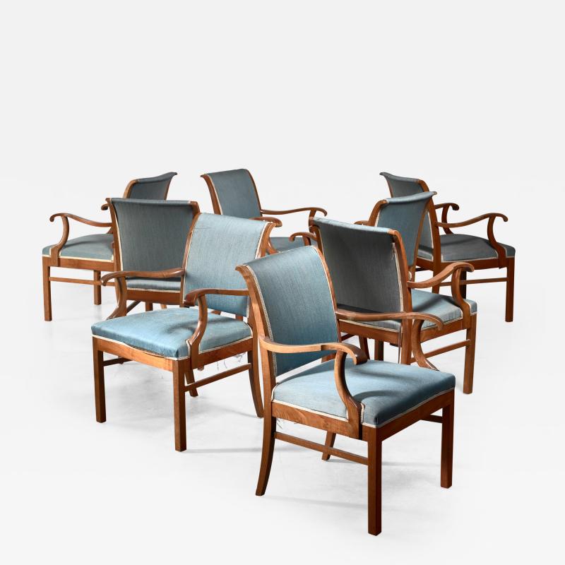 Fritz Hansen Fritz Hansen set of 20 conference chairs Denmark 1940