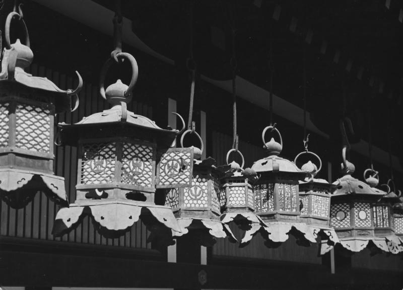 Fritz Henle Nura Bronze Lanterns in the Kasuga Temple Japan