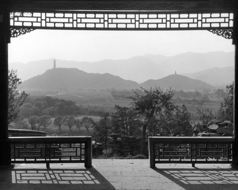 Fritz Henle Western Hills from the Summer Palace Peking China