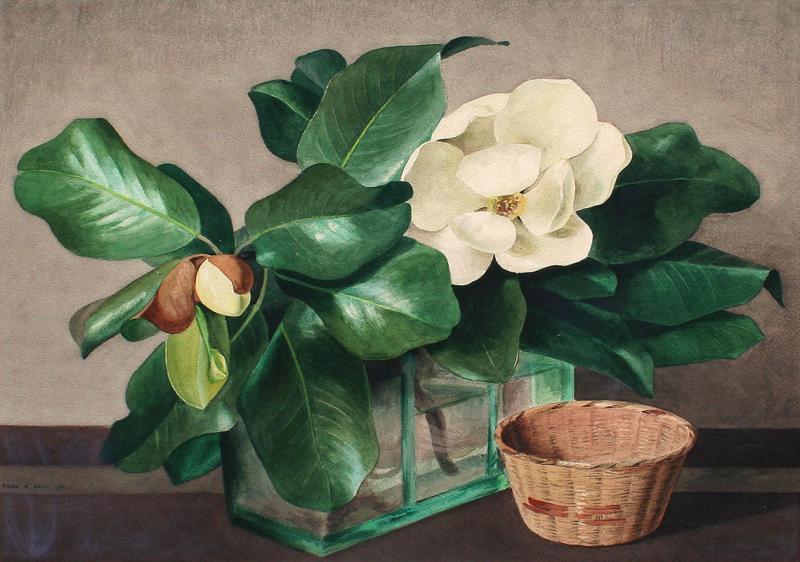 Frode Neilsen Dann Still Life with Magnolias