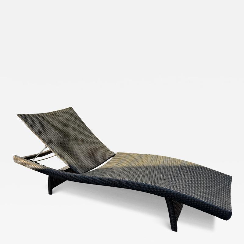 Frontgate Wicker Outdoor Adjustable Lounge