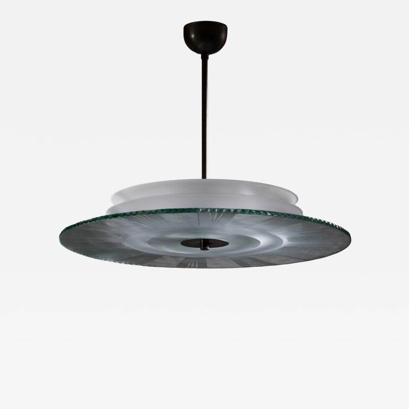Frosted glass pendant lamp