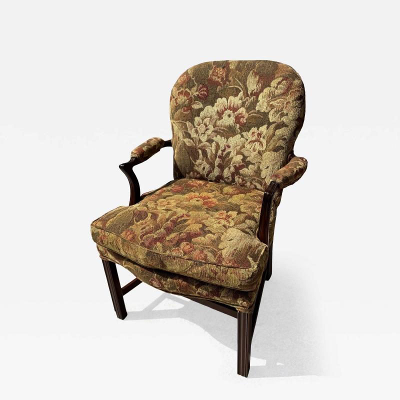 Fully Upholstered Chippendale Style Armchair
