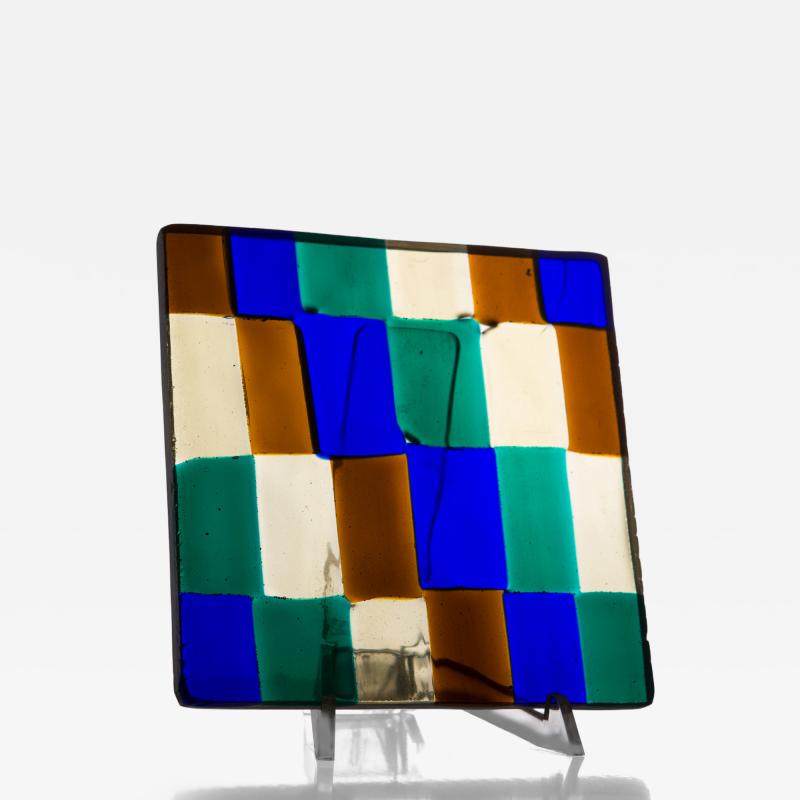 Fulvio Bianconi Glass Sculpture by Fulvio Bianconi for Venini