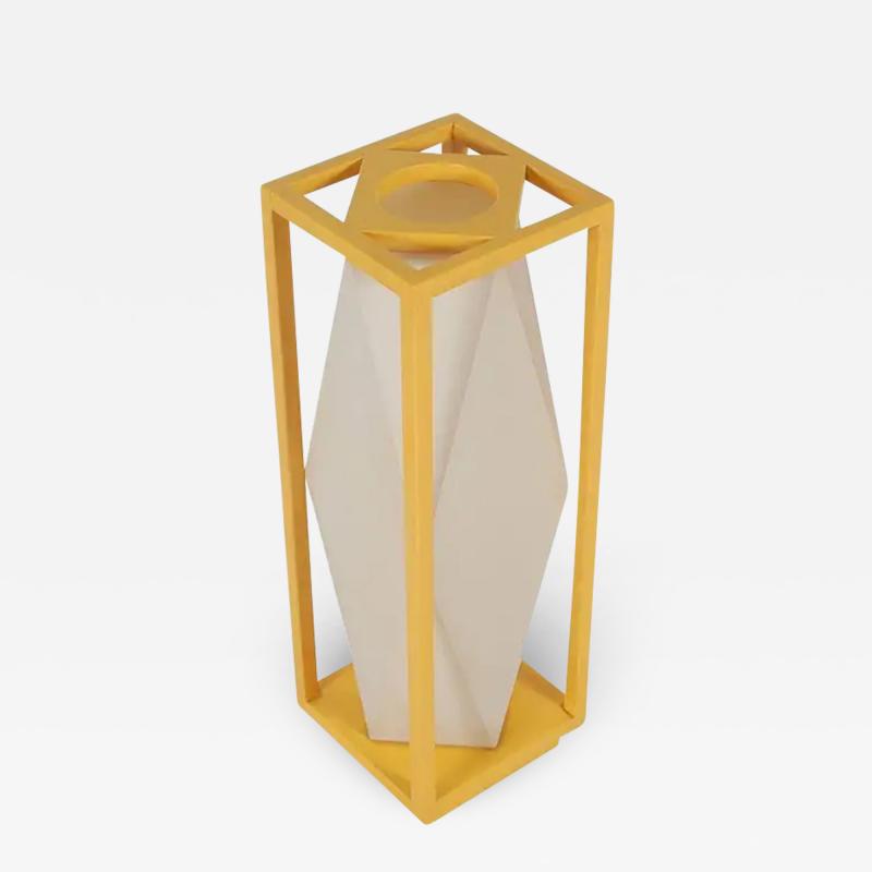 Fun Mid Century Modern Geometric Pop Art Table Lamp After Stilnovo or Artemide