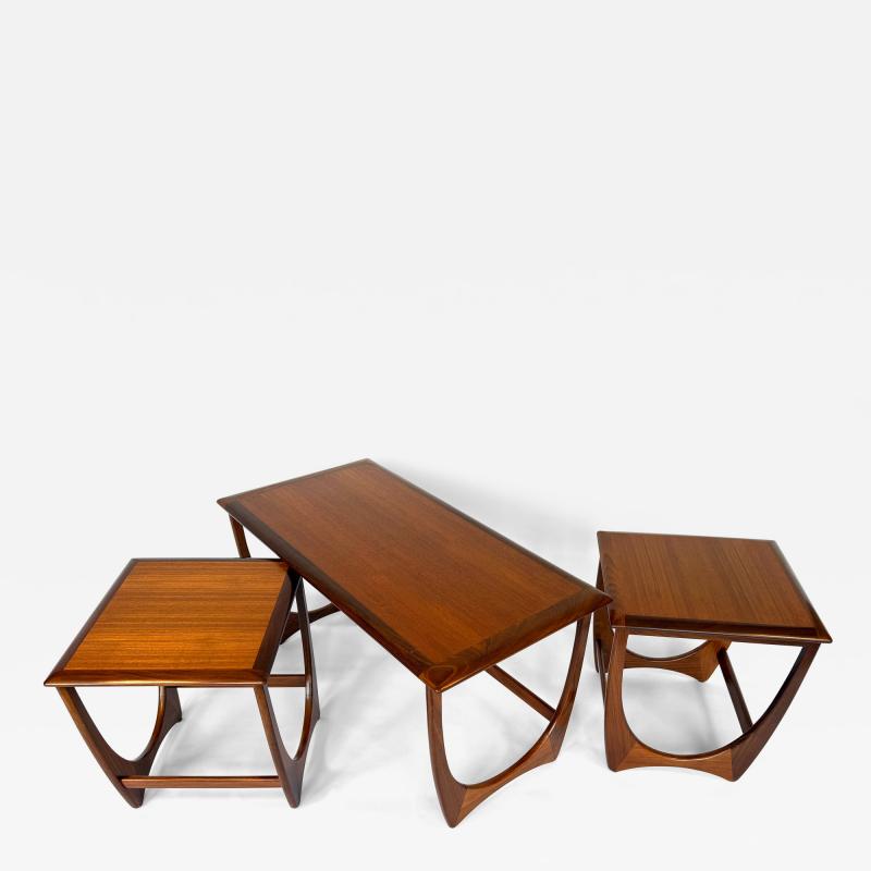 G Plan Vintage British Teak Astro Coffee and Nesting Tables by G Plan 1960s