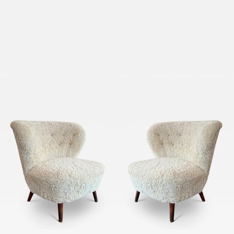 G sta Jonsson PAIR OF 1940S GOSTA JONSSON EASY CHAIRS