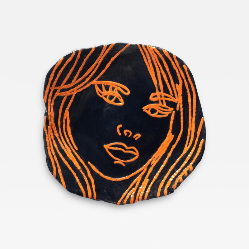 GHADA AMER Portrait of a Lady in Orange 2014