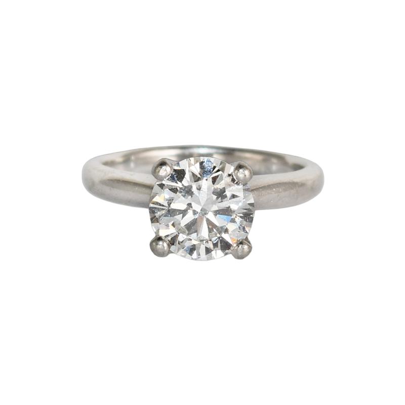 GIA Certified Platinum Diamond Ring 1 51 ct