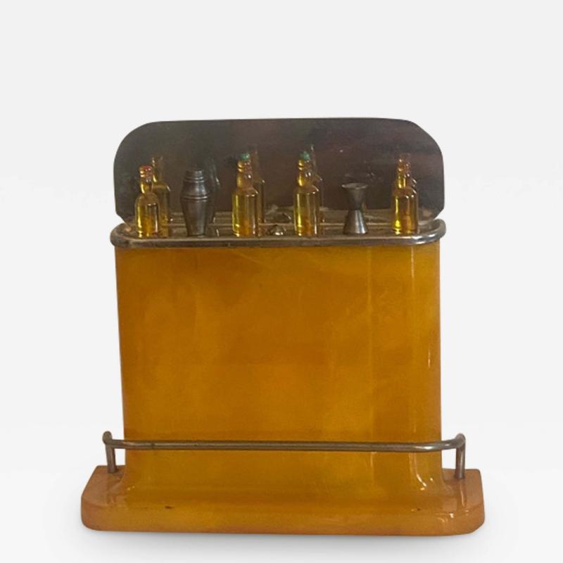 GREAT ART DECO BAKELITE BAR COCKTAIL SKEWERS SET