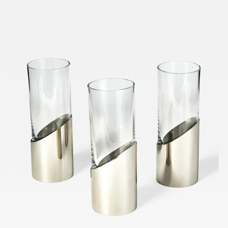 Gabriella Crespi Set of Three Vases by Gabriella Crespi 1970s