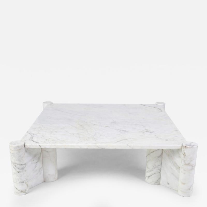 Gae Aulenti Gae Aulenti Jumbo Marble Coffee Table for Knoll International Italy 1970