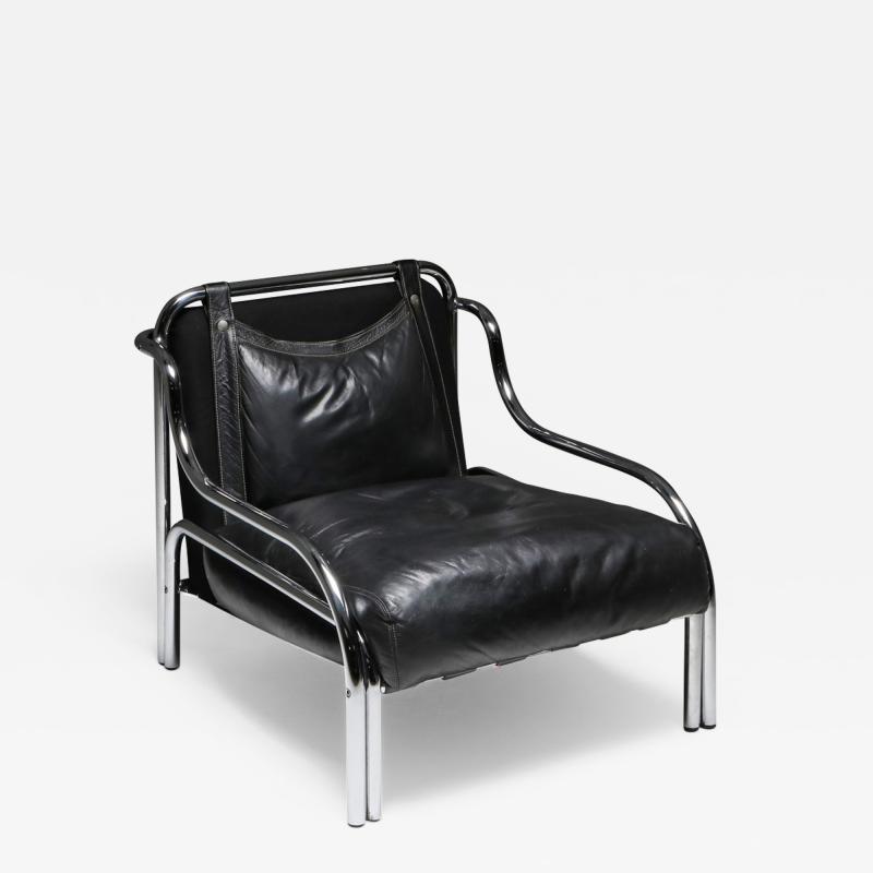 Gae Aulenti Gae Aulenti Stringa Armchair Black 1960s