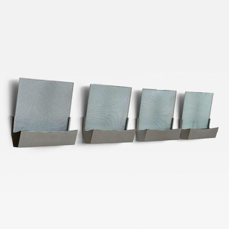 Gae Aulenti Gae Aulenti and Achille Castiglioni Diamante wall lights model no 2672