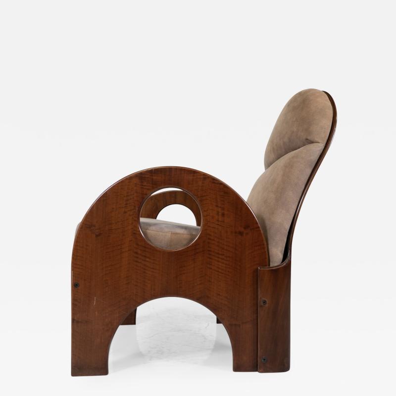 Gae Aulenti Mid Century Arcata Armchair by Gae Aulenti for Poltronova 1960s