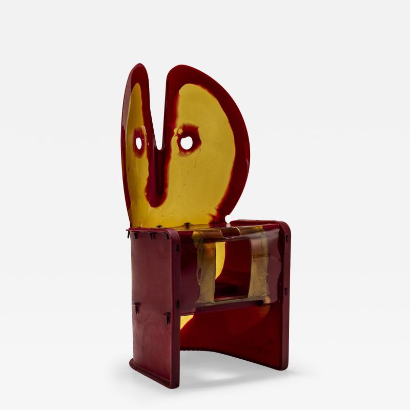 Gaetano Pesce Nobodys Perfect Chair in Resin by Gaetano Pesce for Zerodisegno Italy 2010