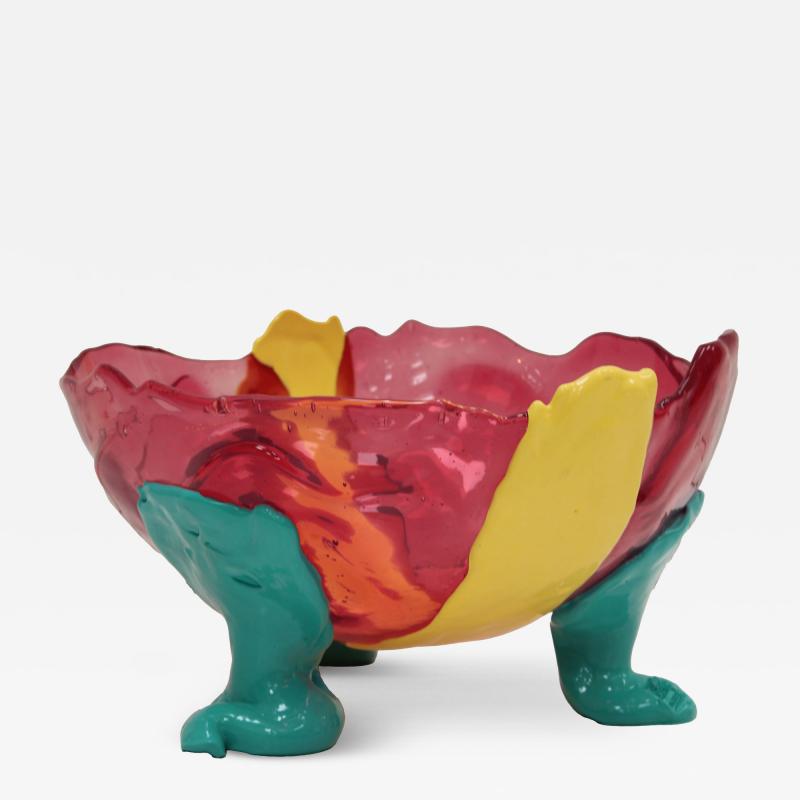 Gaetano Pesce Resin Fruit Bowl by Gaetano Pesce Fish Collection Unique Colorful Modern Design 