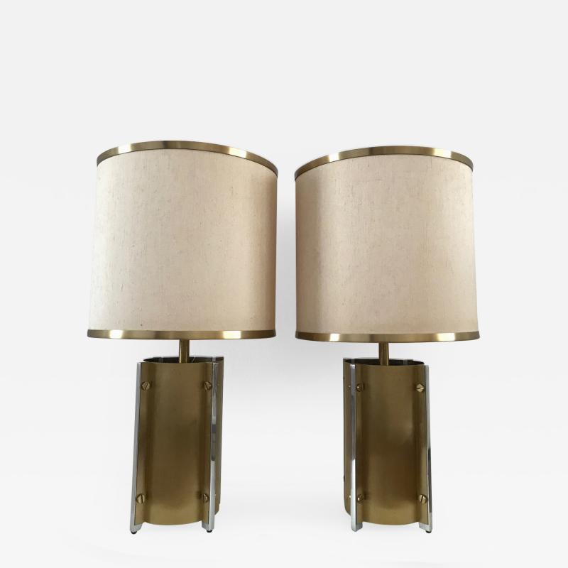 Gaetano Sciolari 1970s Pair of Table Lamps by Sciolari Roma