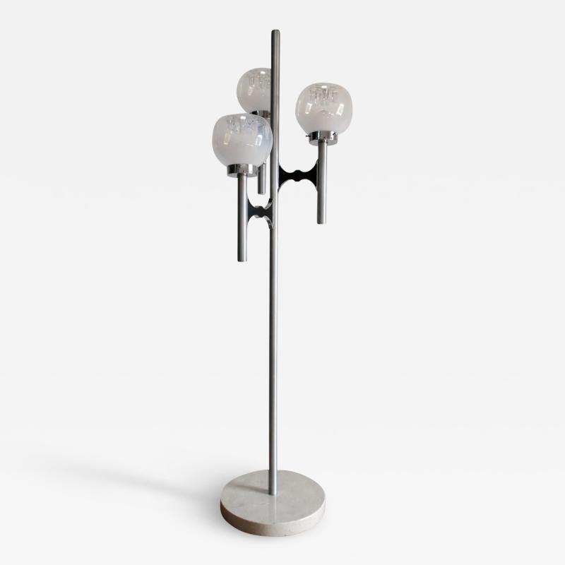 Gaetano Sciolari Italian Space Age Three Lights Floor Lamp by Gaetano Sciolari 1970s
