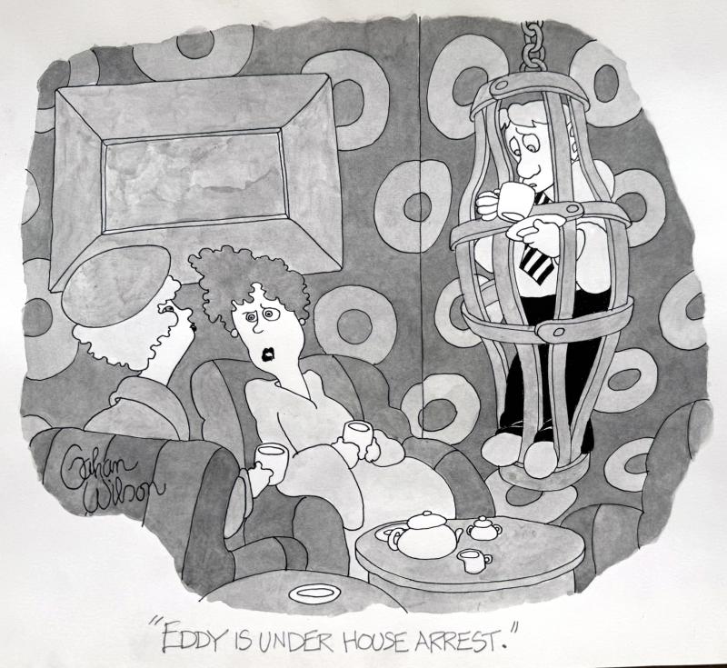 Gahan Wilson House Arrest Conceptual Art for The New Yorker
