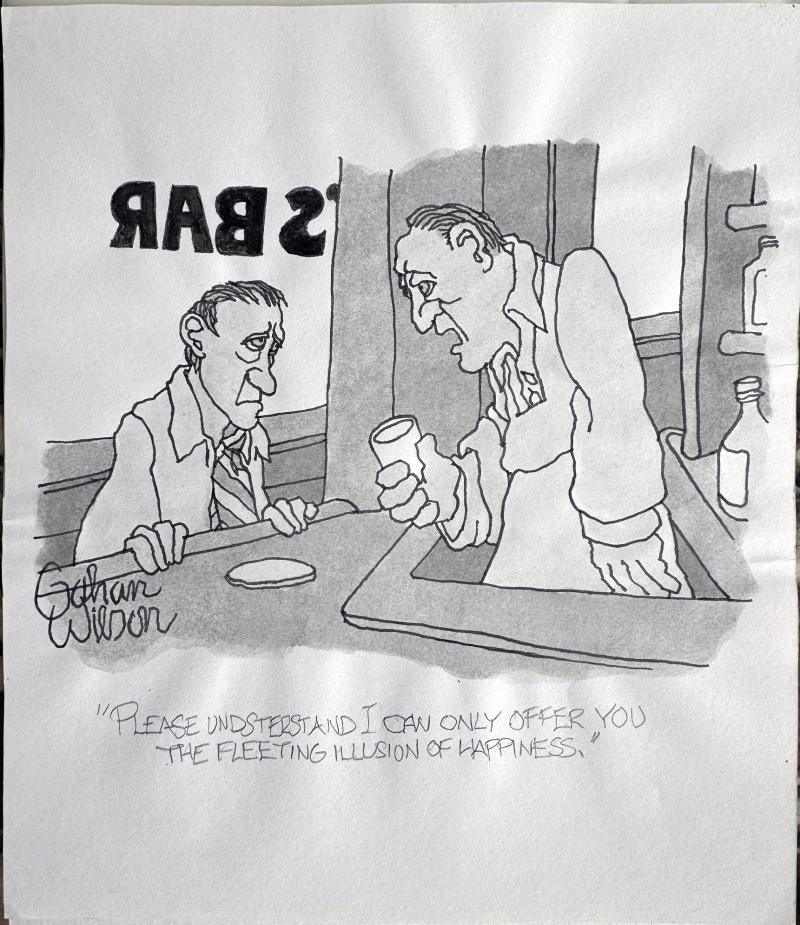 Gahan Wilson The Worlds Most Miserable Man Gets Bad News