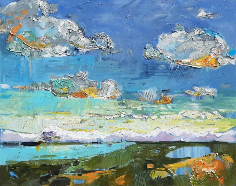 Gail Johnson Skies Above Rundle 2
