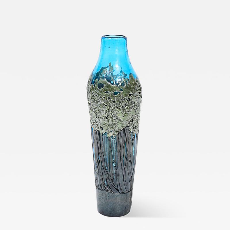 Galliano Ferro Unique Blown Glass Vase by Galliano Ferro