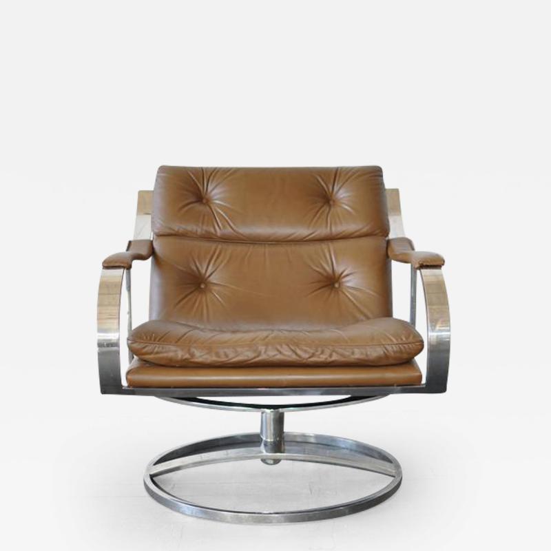 Gardner Leaver Gardner Leaver for Steelcase Leather Lounge Chair