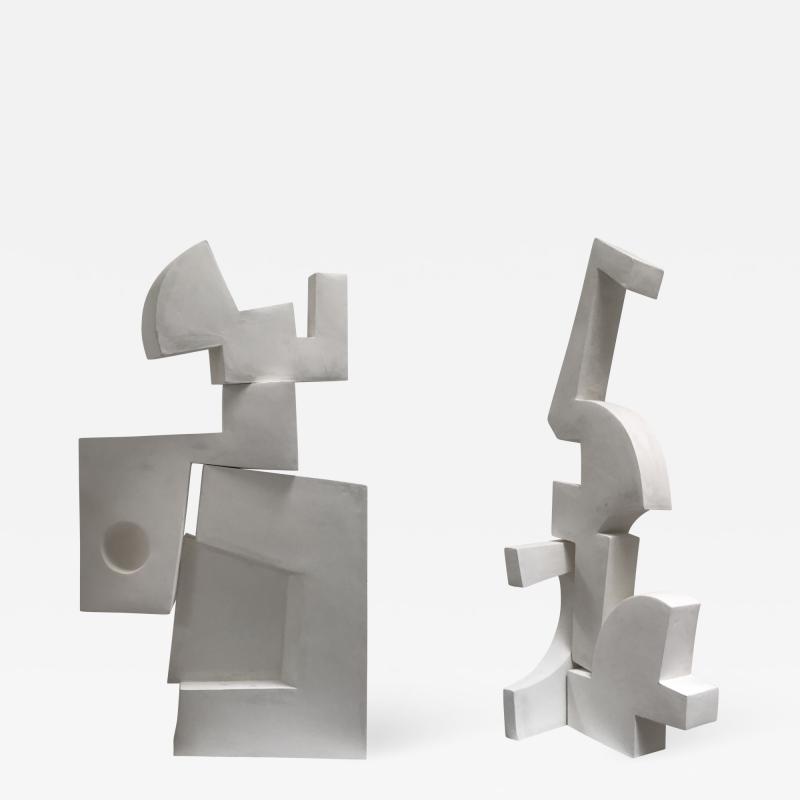 Gareth Devonald Smith Pair of Modernist Sculptures