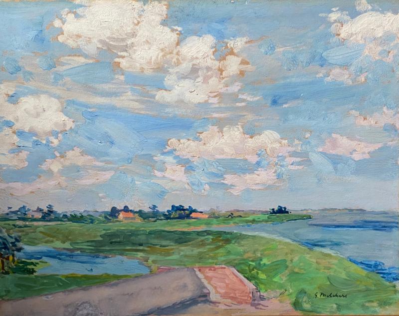 Gari Melchers Coastal Landscape