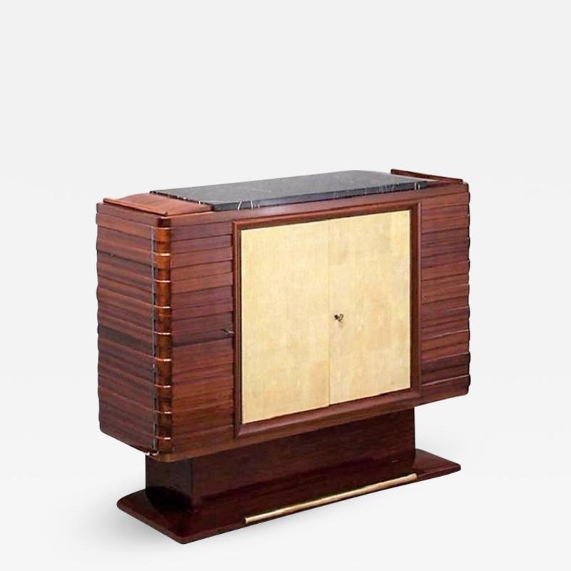 Gaston Poisson Mahogany dresser by Gaston POISSON XXth c 