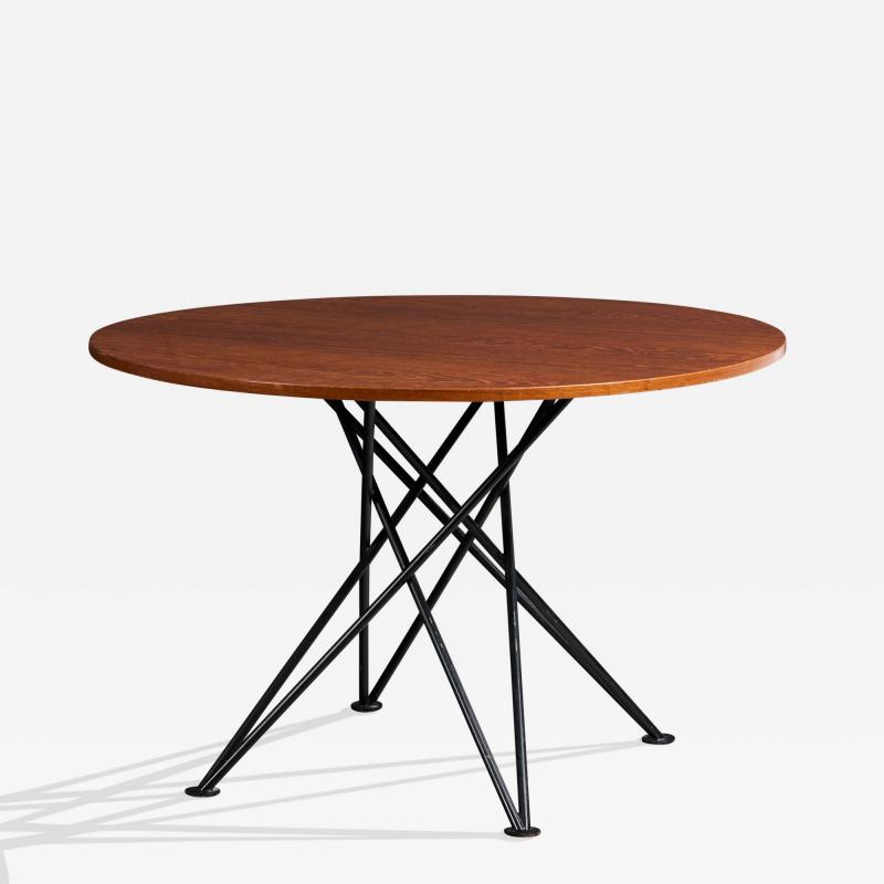 Gastone Rinaldi Dining Table with Wood and Metal Italy 1960s