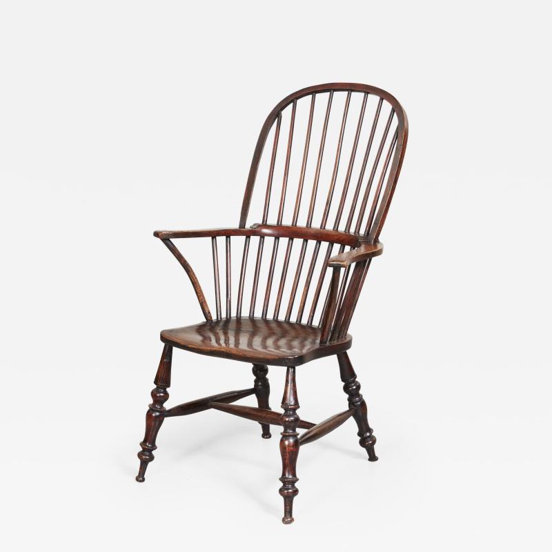 Generous Windsor Armchair with Looped Back