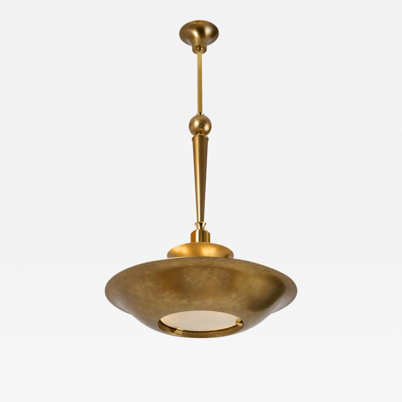 Genet et Michon Genet Michon Pendant Chandelier France 1950s