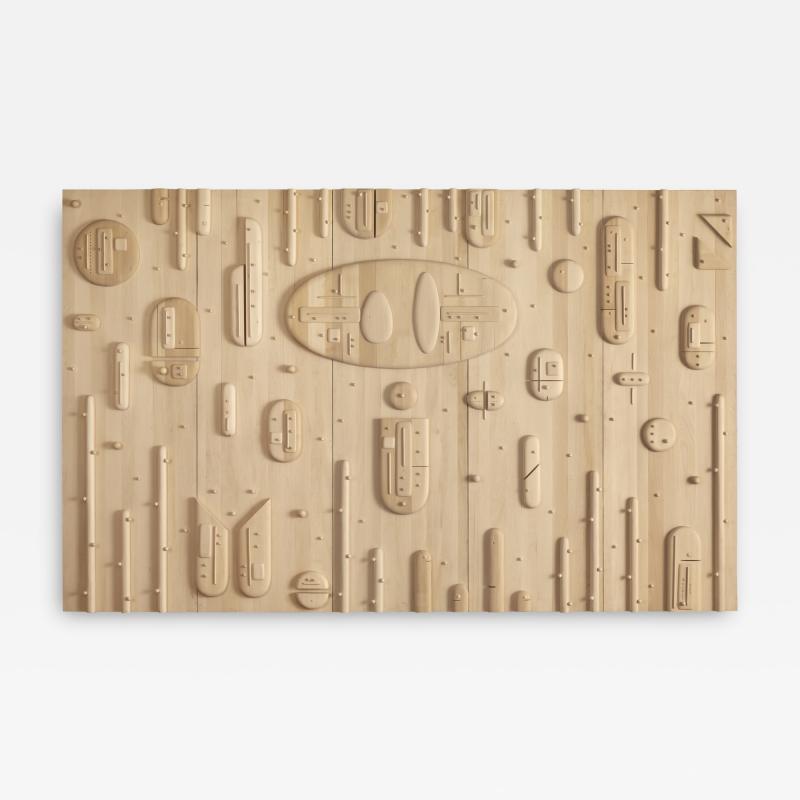 Geoffroy Nicolet Lime wood panel by NICOLET x Galerie Glustin