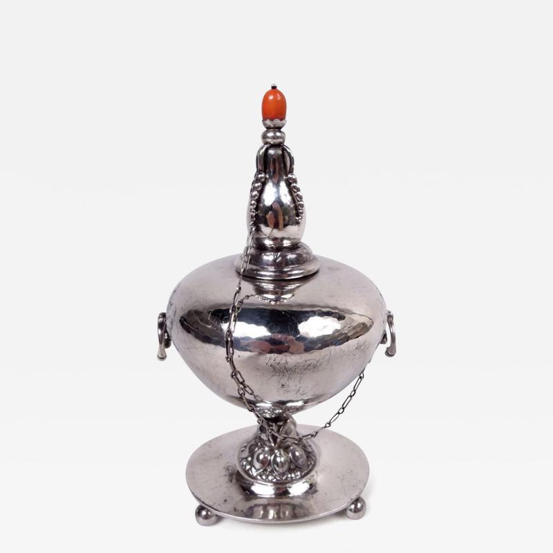 Georg Jensen Early Georg Jensen Danish Modern Sterling Silver Cigar Lighter