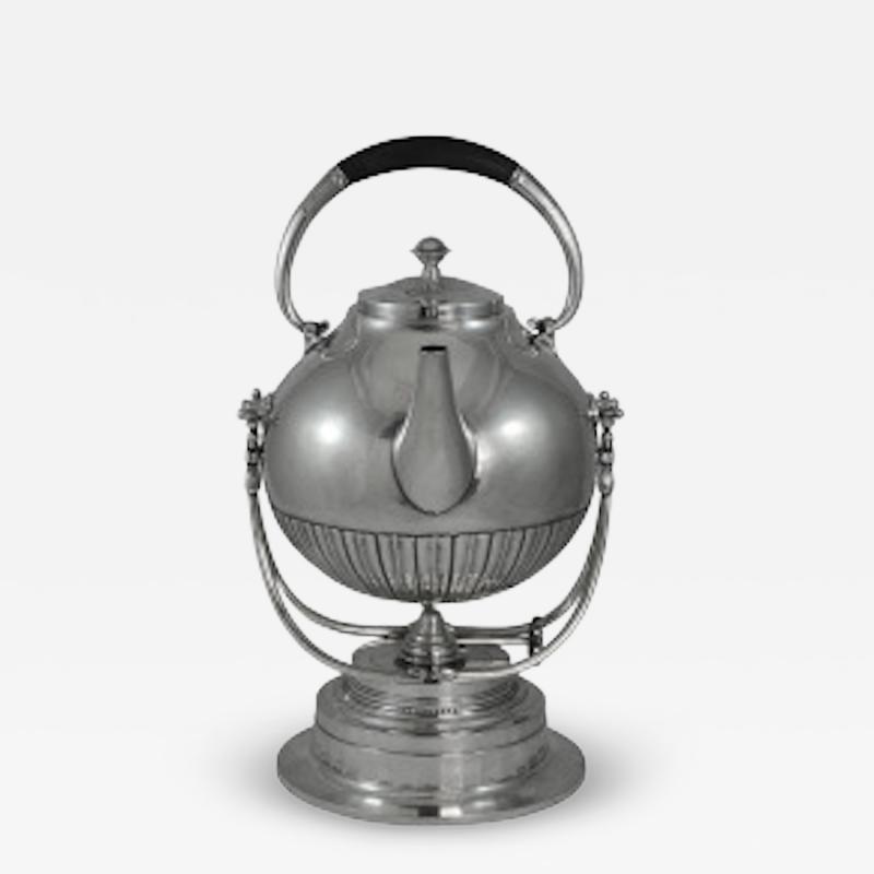 Georg Jensen Georg Jensen Art Deco Coffee Tea Service Designed by Johan Rohde