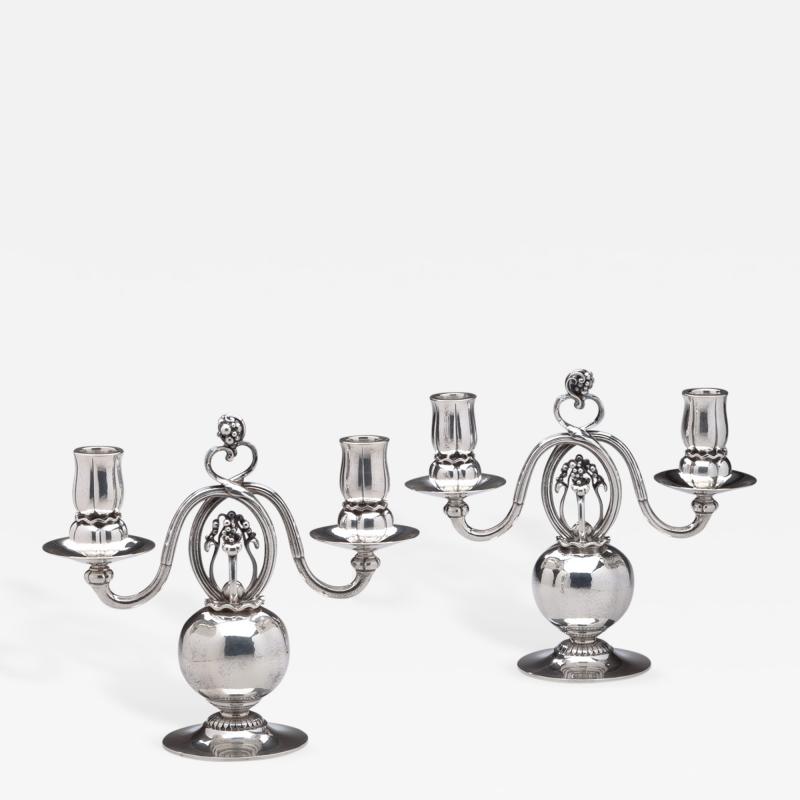 Georg Jensen Georg Jensen Candlesticks No 324