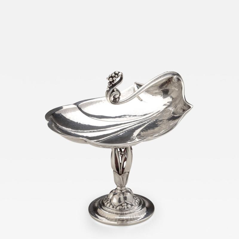 Georg Jensen Georg Jensen Candy Dish Footed Compote No 285A Shell Motif
