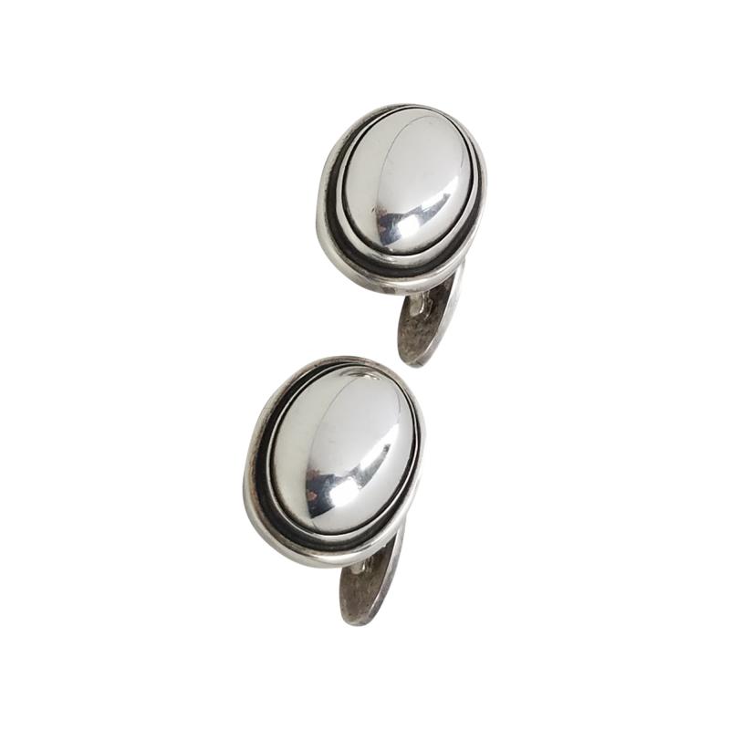 Georg Jensen Georg Jensen Cufflinks No 44A Sterling Silver Designed by Harald Nielsen