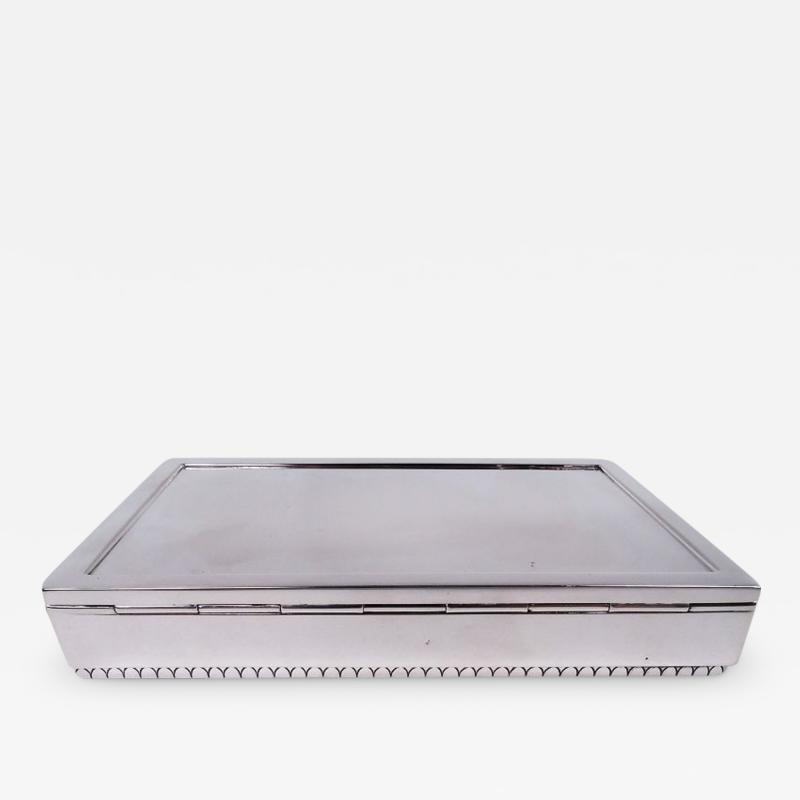 Georg Jensen Georg Jensen Danish Modern Classical Sterling Silver Box