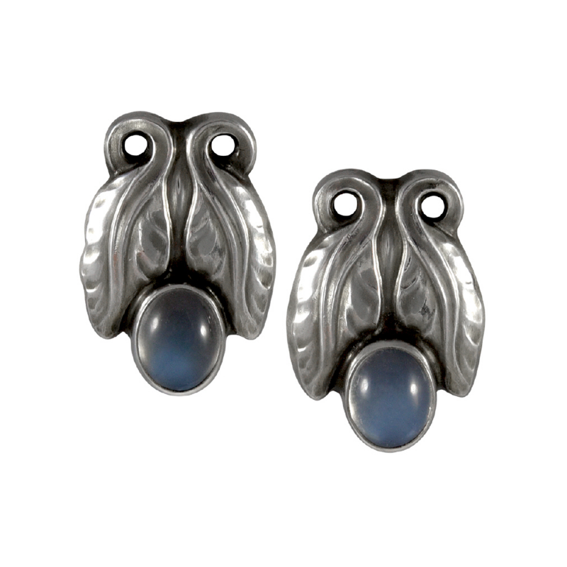 Georg Jensen Georg Jensen Earrings No 108 with Moonstones