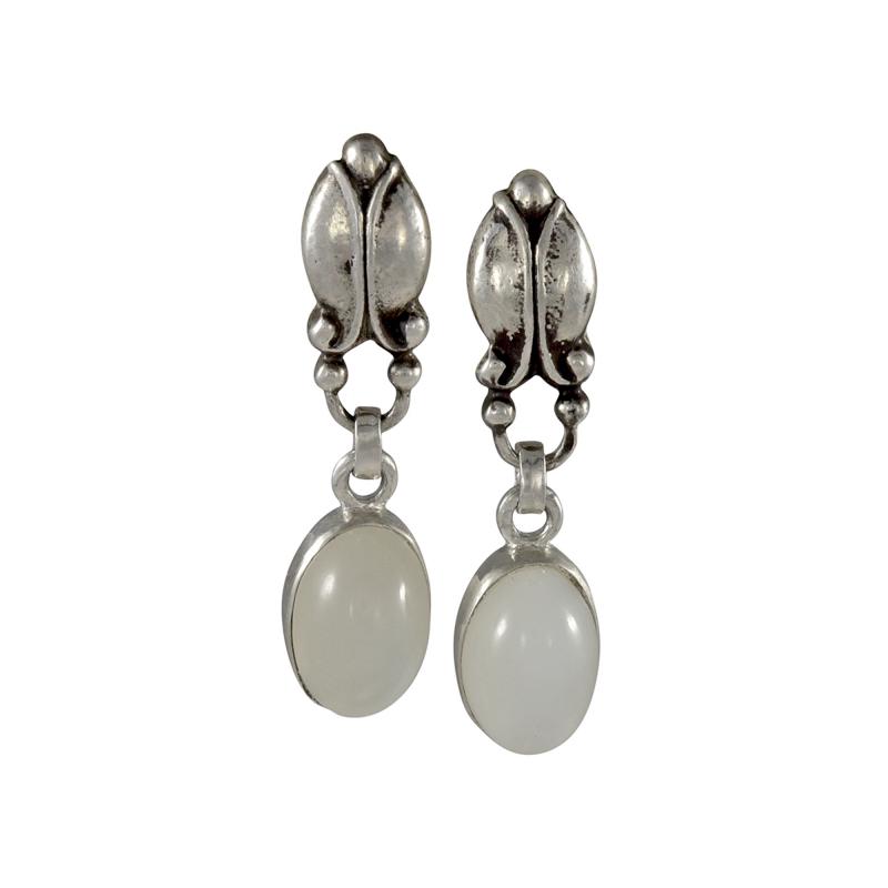 Georg Jensen Georg Jensen Earrings No 17 with Moonstones