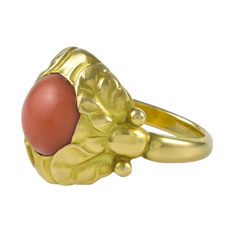 Georg Jensen Georg Jensen Ring No 111B with Coral