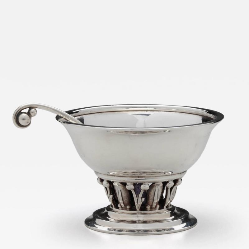 Georg Jensen Georg Jensen Salt Cellar 180 with Spoon 110