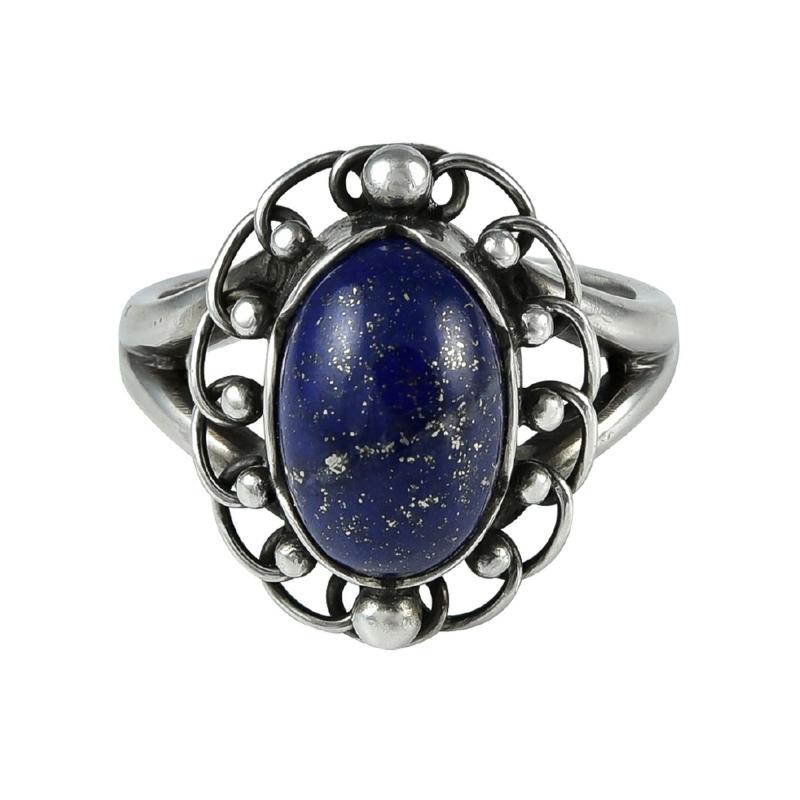 Georg Jensen Georg Jensen Silver Ring No 21 with Lapis