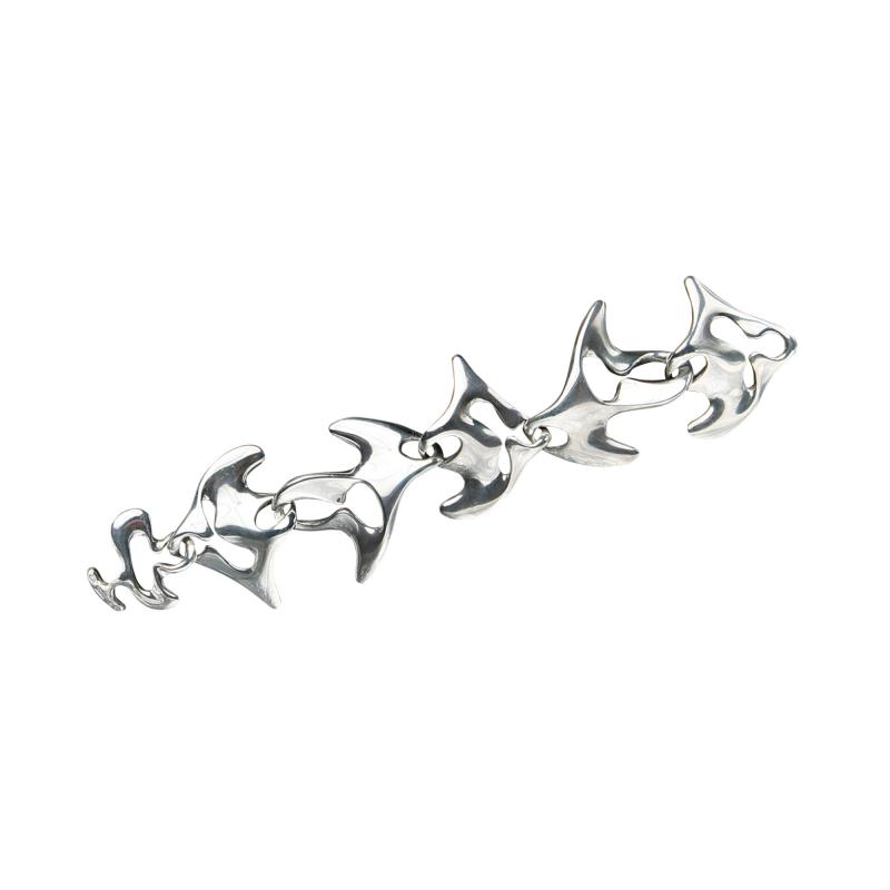 Georg Jensen Georg Jensen Sterling Silver Bracelet Amoeba 89