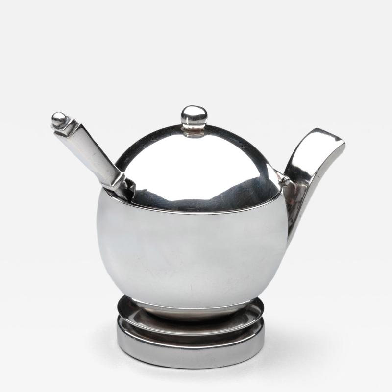 Georg Jensen Georg Jensen Sterling Silver Pyramid Mustard Pot No 632 by Harald Nielsen